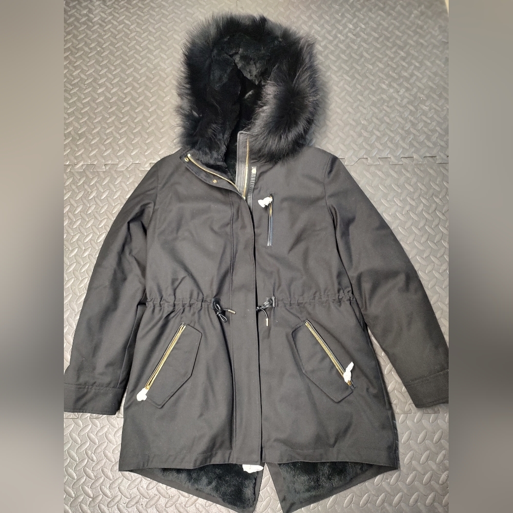 Mackage Chara-XR Black Winter Water Repellent Down Coat! Size Medium